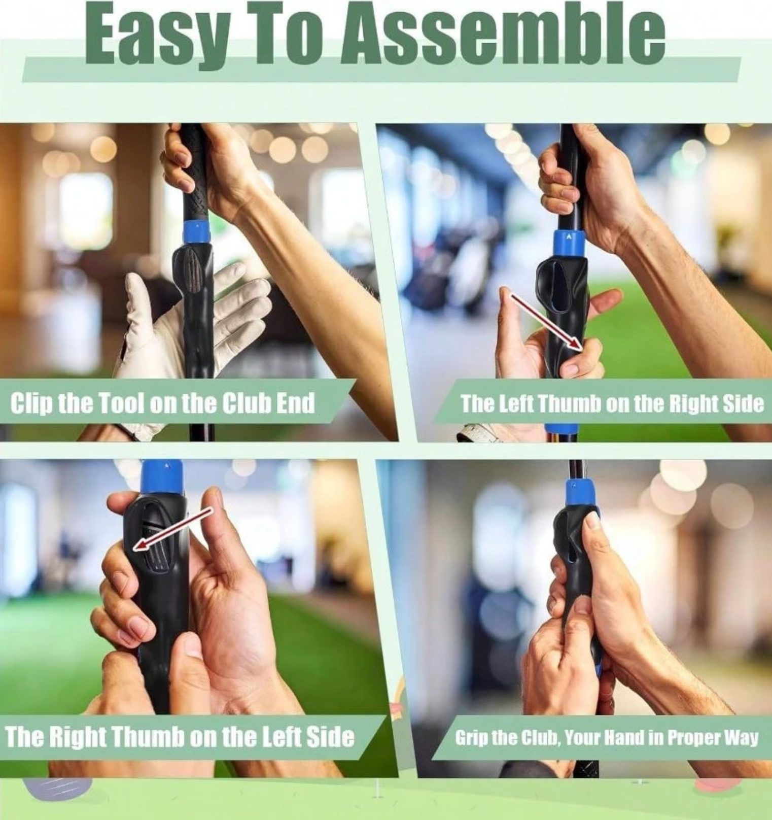 Training Grip, Golf Grip Training Aid Clip